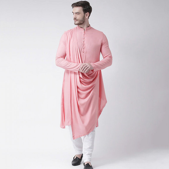 http://342977.6veg5luws.asia/products/men-pink-solid-straight-kurta-with-attached-drape