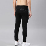 Men Black Solid Rapid Dry Running Joggers