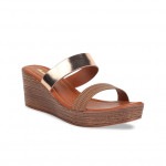 Women Brown Solid Wedges