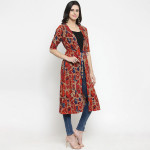 Women Multicoloured Printed Shrug