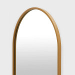 Brown Solid Oval Wooden Mirrors