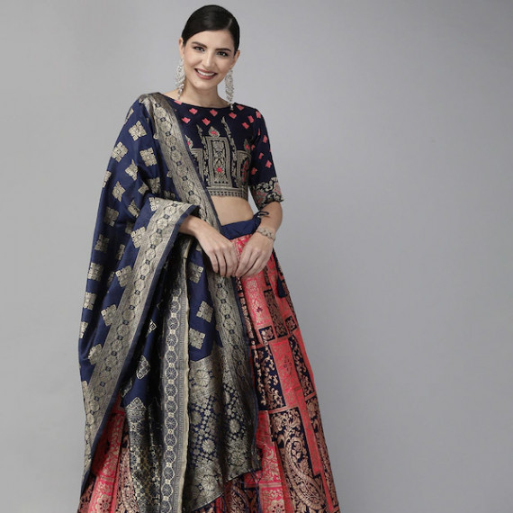 http://342977.6veg5luws.asia/products/pink-navy-blue-woven-design-semi-stitched-lehenga-unstitched-blouse-with-dupatta