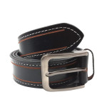 Midnight Blue Leather Belt