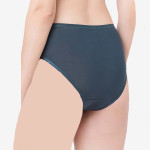 "Women Blue High Waist Full Coverage Brief "