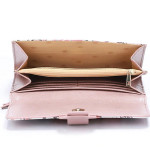 Women Pink & White Floral Printed PU Two Fold Wallet